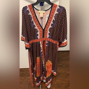 Abstract and Eccentric MIDI Dress